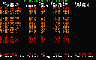 Graduate Manager atari screenshot